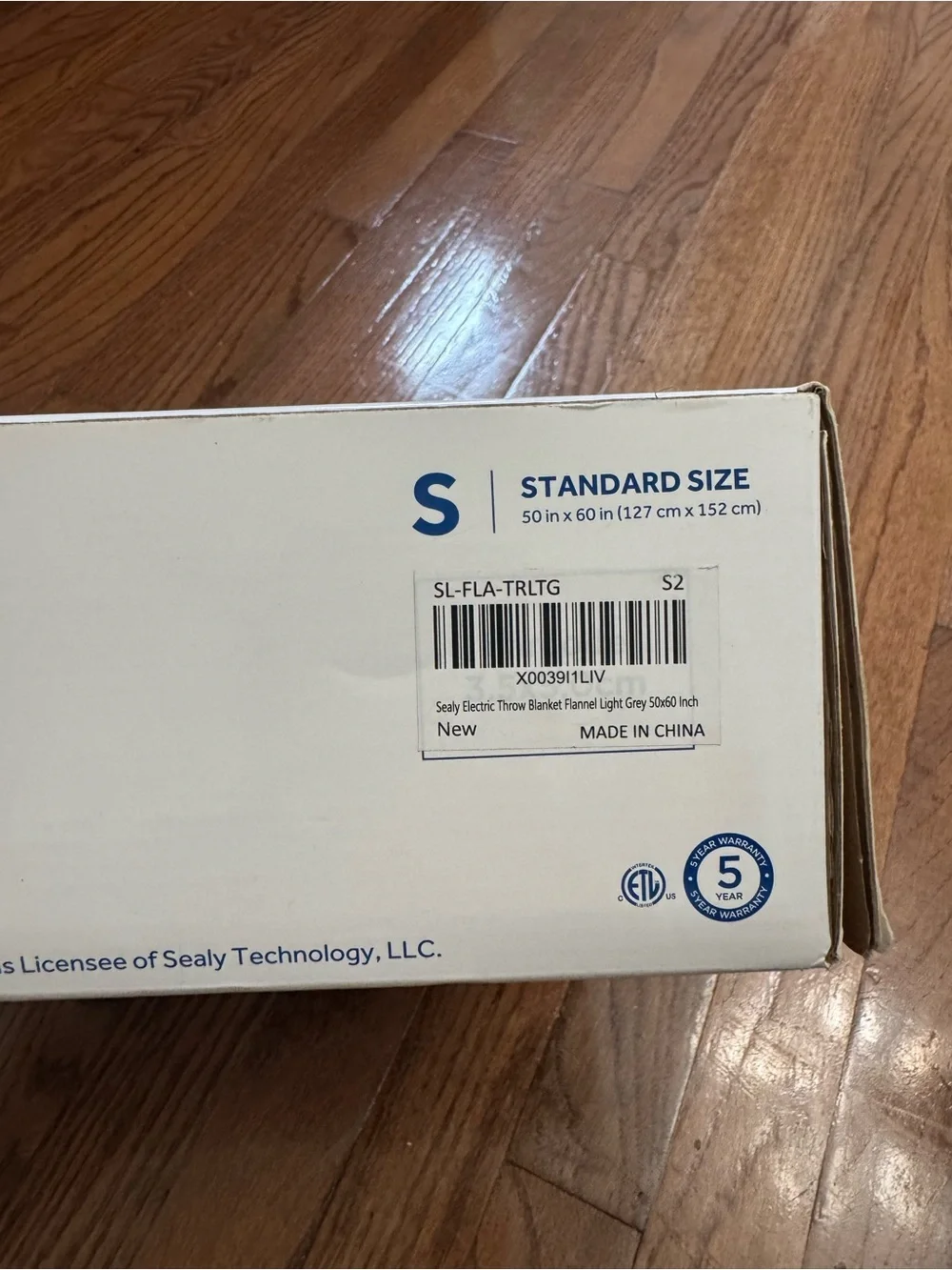 Sealy Heated Throw Blanket, Flannel Electric Blanket Throw with 6 Heating - Picture 7 of 10